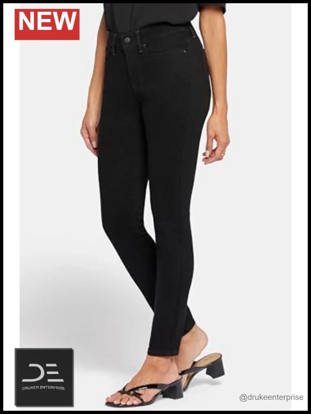 Skinny Legging Jeans with Lift Tuck Technology High Stretch Mid Rise 5 Pocket